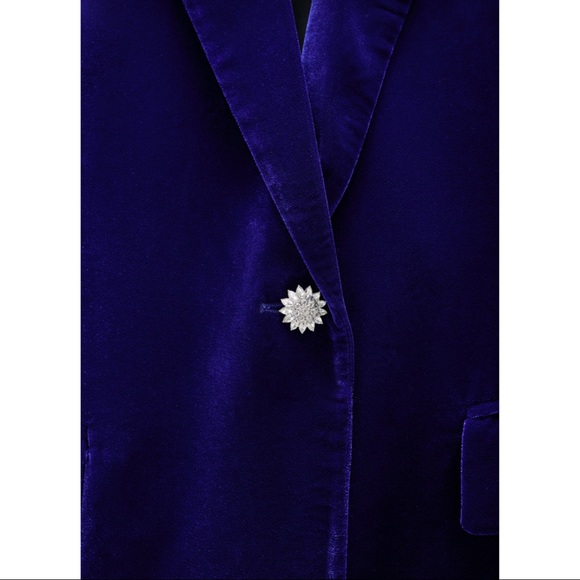 ZARA ~Oversized Velvet Blazer & Mini Skirt (NWT) - Picture 7 of 10